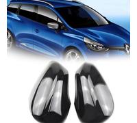 QKLsudua 1 paio di alloggiamenti per specchietti retrovisori neri lucidi compatibili con Re-nault Clio 4 Mk4 / Zo-e/Ca-ptur 2012-2019 Accessori per specchietti retrovisori