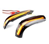 QKLsudua 2 indicatori di direzione LED dinamici per specchio retrovisore laterale, luce sequenziale compatibile con VW Toua-reg 7L 2002-2006
