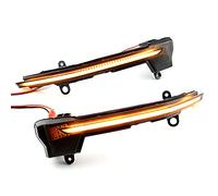 QKLsudua 2 pezzi dinamici sequenziali lampeggiano LED Side Mirror Girata Gruppo luce compatibile con Se-at Ate-ca Cu-pra 5D 2016-2021, TAR-RACO 2018 in su