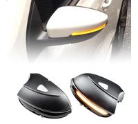 QKLsudua 2 pz Dynamic Sequential Blink Compatibile con VW Pas-sat CC B7 Be-etle Sciro-cco Je-tta MK6 LED Specchio Laterale Indicatore di Direzione Luce di Montaggio