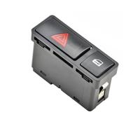 QKLsudua Interruttore di controllo per auto Interruttore luce di emergenza pulsante di avvertimento compatibile con B-MW 3 Series E46 E53 E85 E86 X5 Z4 M3 325 61318368920