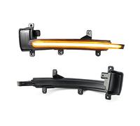 QKLsudua Set di 2 indicatori di direzione dinamici sequenziali a LED per specchietto laterale compatibile con Audi TT TTS MK2 8J TTRS R8