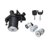 Qklyxr 1 Set cilindro di accensione serratura porta con 2 chiavi 1479660, per, for Ford, per, for Fiesta, MK V Fusion Meccanismo di bloccaggio della portiera anteriore dell'auto