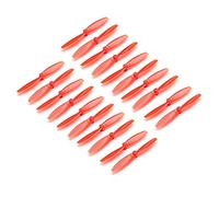 Qklyxr 10 paia di eliche a 2 pale da 65 mm, for droni Micro FPV Tinywhoop 0716 0720 8520 Motore coreless spazzolato 90 mm-150 1 Elica per drone da corsa FPV(10Pairs Red)