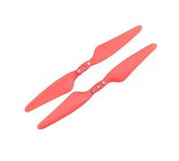 Qklyxr 2/4/8 pezzi Eliche a sgancio rapido pieghevoli CW CCW Paddle Drone Quadcopter Accessori, for HUBSAN, Zino H117S Sostituzione della pala dell'elica del drone(Bundle 2,Rot)