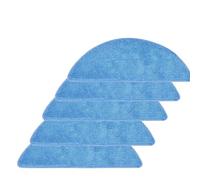 Qklyxr 5 pezzi di stracci in microfibra, for Tesvor, for aspirapolvere M1 S6 S4, ricambio lavabile, for uso asciutto e bagnato, panni for pulizia del pavimento Panno per robot lavapavimenti