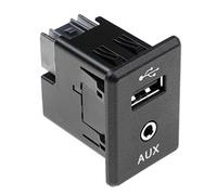 Qklyxr Accessori for auto for Adattatore porta USB AUX Lettore audio e presa, for Nissan, for X-trail, for Rouge, for Qashqai 795405012 Presa di ricarica USB per cruscotto auto