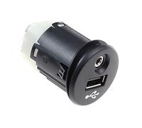 Qklyxr Adattatore porta USB AUX for auto, for Nissan, for Juke, for Qashqai, for XTrail, for Micra Note NV200 28023-BH00A 28023BH00A Presa di ricarica USB per cruscotto auto