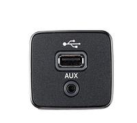 Qklyxr Adattatore porta USB AUX, for Chrysler, for Dodge, for Jeep 5XG280X9AC 5XG280X9AB 5XG280X9AD 5XG280X9AF Presa di ricarica USB per cruscotto auto
