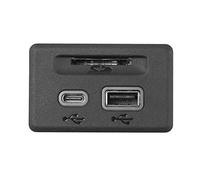 Qklyxr Adattatore porta USB AUX for il 2019, for Sierra, for Silverado 1500 13529869 13525431 Presa di ricarica USB per cruscotto auto