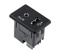 Qklyxr Adattatore porta USB AUX for lettore audio e presa, for accessori auto Fiat 502042695934 684923ZL0A 795405020 Presa di ricarica USB per cruscotto auto