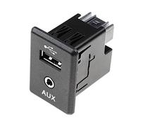 Qklyxr Adattatore porta USB AUX for lettore audio e presa, for, for NISSAN, for, for X-TRAIL, for Rouge, for, for Qashqai, 795405012 Presa di ricarica USB per cruscotto auto
