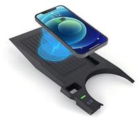 Qklyxr Caricabatterie wireless, for BMW, X5 2020-2024 Pannello caricabatterie QI for auto Tappetino di ricarica for telefono for da 15 W Elettronica Foto Caricabatterie wireless per auto