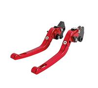 Qklyxr For 950 Multistrada 2017-2018, leve freno frizione moto pieghevoli in alluminio CNC 3D, for 821 Monster/Dark/Stripe 2014-2017 Leva freno per moto(Rot)