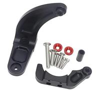 Qklyxr For Dualtron, Thunder 3, DT3 Scooter elettrico Stabilizzazione dello sterzo regolabile Staffa di montaggio Kit supporto Accessori Ammortizzatore di sterzo per scooter elettrico(BLACK A)