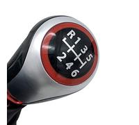 Qklyxr For VW, for Golf 5/6 MK5/MK6, for Scirocco, (2009), for Octavia, leva del pomello cambio for auto, penna a sfera, copertura for stivale, collare for ghetta Pomello del cambio(6 Speed Gear knob)