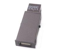 Qklyxr Gruppo porta USB a 2 colori, for Chevy, for Cruze 1.4 .8 2008 2009 2010 2012, for Chevrolet 13348688 Presa di ricarica USB per cruscotto auto(Brown Color)