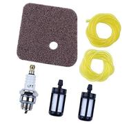 Qklyxr Kit filtro aria tubo carburante candela, for STIHL, decespugliatore FS38 FS45 FS46 FS55 KM55 FS85 parti di ricambio Candela di accensione per motore di utensili da gi