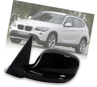 Qklyxr Kit riparazione specchietti laterali Specchietto esterno auto, per Bmw, per X1 E84 2009 2010 2011 2012 2013 Assemblaggio riscaldato manuale pieghevole elettrico(BLACK Manual Black Left)