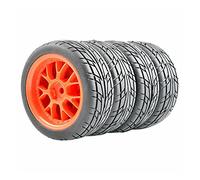 Qklyxr Pneumatici Grip, for HSP, for HPI, 1/10 1:10 Auto da Strada RC 907-6095 26mm con Set di Ruote Pneumatici in Gomma per Auto telecomandate(907R-6095)