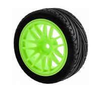 Qklyxr Pneumatici Grip Wheel, for HSP, for HPI, 1/10 1:10 On-Road Speed Car RC 9062-8010 Pneumatici in Gomma per Auto telecomandate(9062G-8010)