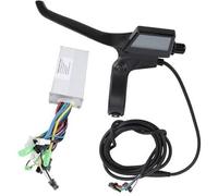 Qklyxr Regolatore di velocità Brushless for motore elettrico, display con maniglia, 36 V, 48, 500 W, 28 A, for riparazione e guida Controller per monopattino elettrico