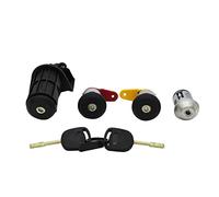 Qklyxr SET COMPLETO DI SERRATURA INTERRUTTORE ACCENSIONE SERRATURA PORTA SINISTRA DESTRA SERRATURA TRONCO, for Ford, KA, for Fiesta, COURIER ESCORT Serratura portiera auto