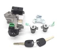 Qklyxr SET COMPLETO SERRATURA INTERRUTTORE ACCENSIONE SERRATURA PORTA A BARILOTTO CON 2 CHIAVI CRV 2003-2006 Serratura portiera auto