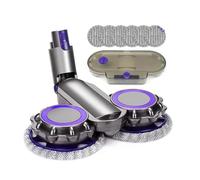 Qklyxr Spazzola for mop elettrica con sostituzione del serbatoio dell'acqua, for Dyson, for aspirapolvere V7 V8 V10 V11 V15 Accessori for mop in tessuto rimovibili Panno per robot lavapavimenti(Plum)