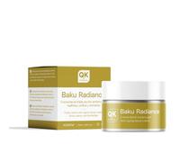 QKnatur - Baku Radiance Crema Antirughe con Bakuchiol, Vitamina C e Coenzima Q10 - Tripla Azione: Rassodante, Unificante e Rivitalizzante - Con Rosa Mosqueta e Tè Verde - Giorno e Notte - 50 ml