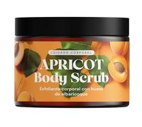 QKnatur Esfoliante Scrub Corpo Naturale con Nocciolo di Albicocca - Esfolia e Nutre la Pelle - Estratti di Azahar, Camomilla, Rosa e Amamelide - 300 ml
