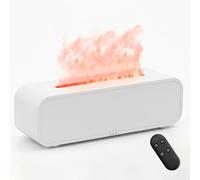 QKTYB Diffusore Di Oli Essenziali Fiamma Con 7 Colori, Attivato Dalla Musica Diffusore Profumo Ambiente Telecomando, 250 Ml Senza Acqua Spegnimento Automatico Diffusori Ambiente Elettrico