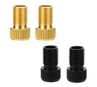 Qkurt Adattatore da Presta a Schrader Bike Valve Adaptor, In Alluminio in lega Convertitore Bicicletta Valve