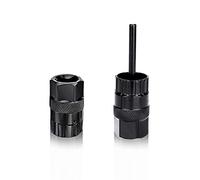 QKURT Cassette Lockring Tools Set,Strumento di Manutenzione Ruota Libera Strumento di rimozione Cassetta 2 Pezzi