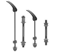 QKURT Perno Ruota Posteriore Bici, 1 Paio Mozzi per Bicicletta Set di sgancio rapido Anteriore e Posteriore per Bici da Strada, Mountain Bike, MTB, BMX