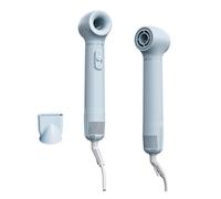 QL Asciugacapelli 600w Asciugacapelli Portatile,3Temperature 2Velocità,Concentratore Incluso,Phon Capelli Compatto Leggero per Viaggi Domestici,Ostello,Alberghiero Azzurro