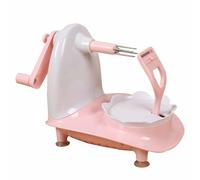 Qlbnxks Pelapatate per Frutta, Pela-Mele con Lama in Acciaio Inossidabile, Pelapatate Multifunzione Veloce Pelapatate, Frutta da Domestica, Pela Frutta Efficiente Manovella Lavabile(Color:Rosa)