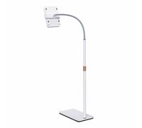 Qlbnxks Supporto a Terra per Lampade Grandi, Leggio per Tablet con Tubo Flessibile a Collo di Cigno, Supporto per Tablet da Letto con Base Stabile, Adatto per Tablet e Smartphone