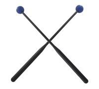 QLECXZI Bacchette per batteria pratiche, bacchette per percussioni con testa in gomma per principianti, bambini e adulti, facili da maneggiare, dimensioni 12,01''. Le per