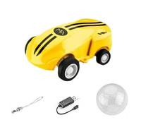 QLECXZI Mini Racing Driver 360 ° Mini Auto ad velocità Fast Monster,giallo | Giocattolo Modello da corsa per esperienze all'aperto coinvolgenti Modello giocattolo