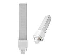 QLEE G24q 4 Pin LED Lampadina Retrofit GX24 LED PL-C Lampada da incasso di ricambio 26W 1400 Lm 314° Ruota orizzontale Incasso Lampadina verde Luce diurna bianca fredda 2 Pack Bypass Ballast