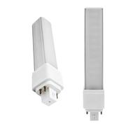 QLEE G24q 4pin lampadina Retrofit GX24Q LED PL-C Lampada da incasso di ricambio convenzionale 18W 4P G24Q-2 Gx24Q-3 G24Q-1 1400 Lm 314° RotateG24Q Lampadina da bagno verde 6000k 2 Pack Bypass Ballast