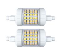 QLEE Lampadina A LED R7s Dimmerabile Da 12W 78mm Di Luce Diurna 150W Equivalente A Luce Alogena 3.1 "T3 R7s A Doppia Estremità Luce Di Inondazione Lettura Lavorando Lampada Da Terra 2PCS