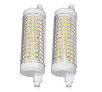 QLEE Led R7s 118mm 20w Dimmerabile Light Double Ended J J118 4.7 "2500lm Equivalente Luce Alogena Al Tungsteno 200w Bianco Caldo Proiettore Luce Di Lavoro Garage Landscape Lighting 2PCS