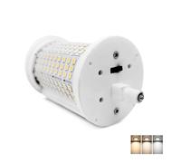 QLEE R7s Lampadina LED 50w 118mm Proiettore 3cct Temperatura Colore Regolabile 3000k/4000k/6000k 5600lm Luminosità Alogena Di Ricambio Per Lampadine 300w-500w R7s Lampada Da Terra
