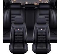 QLEQMZTV Auto Set Coprisedili in Pelle per Kia Sportage 2024, 5 Posti Anteriore Posteriore Set Completo Traspirante Impermeabile Copri Sedile Protezione Sedile Accessori,A/Black