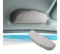 QLEQMZTV per Hyundai Tucson NX4 2021-2025 Auto Portaocchiali, ABS Portatile Porta Occhiali da Sole Multifunzione Organizzatore Visiera Parasole Scatola Supporti Interni Accessorio,A/Gray