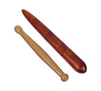 QLEUIFT 2 PCS Massaggio di Riflessologia Plantare Piede Mano Massaggio Piccolo di Legno Penna Manuale Tailandese Strumento Tradizionale per Mano Piede Corpo