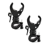 QLEUIFT 2 PCS Supporti Multiuso, per Bastone da Passeggio, Supporto per Sedia a rotelle, torce fisse, ombrelli, Supporto Universale per stampelle