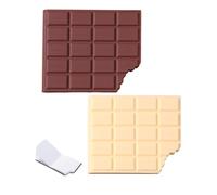 QLEUIFT 2 PCS Taccuino Creativo Biscotti Cioccolato Forma Taccuino Studenti Cartoni Animati Strappabili Taccuini Appunti Scritti a Mano Taccuino Blocco Note, Regalo per l'amico Insegnante